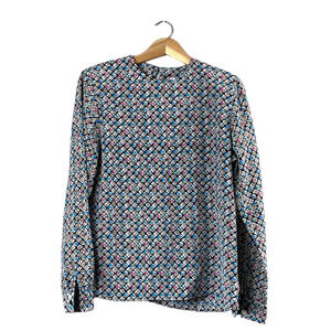 Women's Vintage Bedford Fair Long Sleeve Blouse L